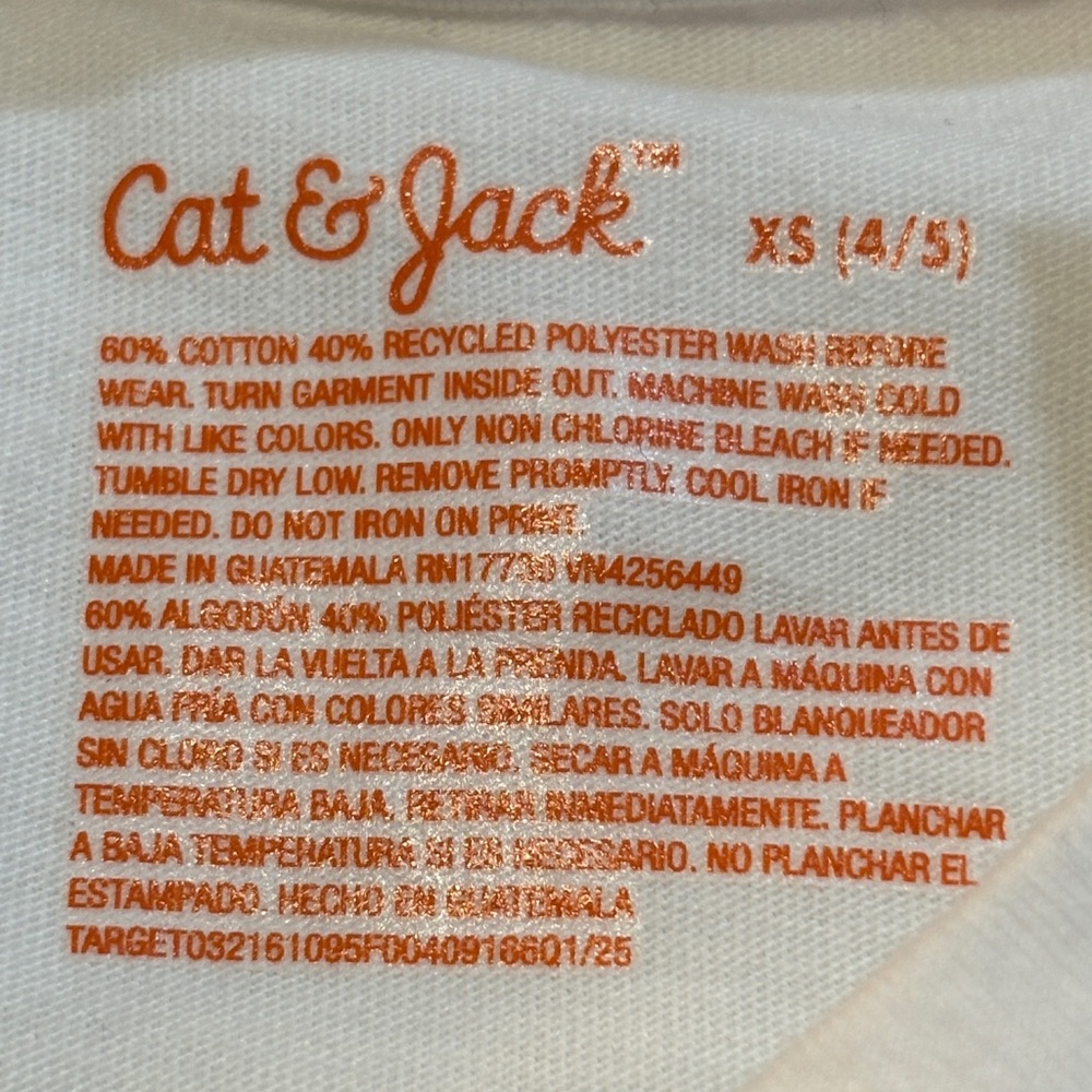 Cat & Jack Pineapple Tee and Pink Shorts Set Girl’s Size XS (4/5) NWT - Picture 5 of 5